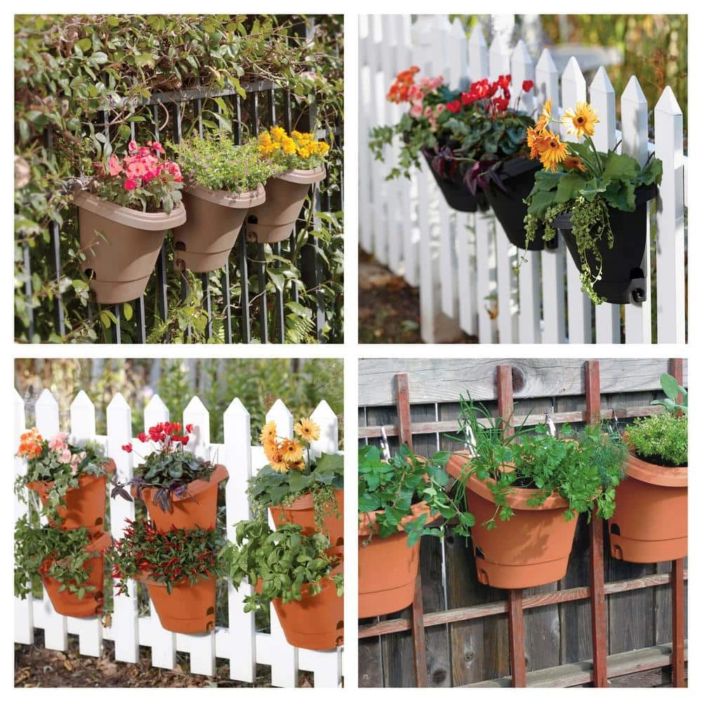 Bloem Hanging Garden Planter Kit Plastic in Black (3-Pack) 7 Bloem Hanging Garden Planter Kit Plastic in Black (3-Pack) - Image 5