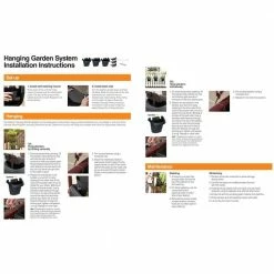 Bloem Hanging Garden Planter Kit Plastic in Black (3-Pack) 16 Bloem Hanging Garden Planter Kit Plastic in Black (3-Pack) -Litton Lane Sales Store black bloem hanging planters 482124 1001 76 1000