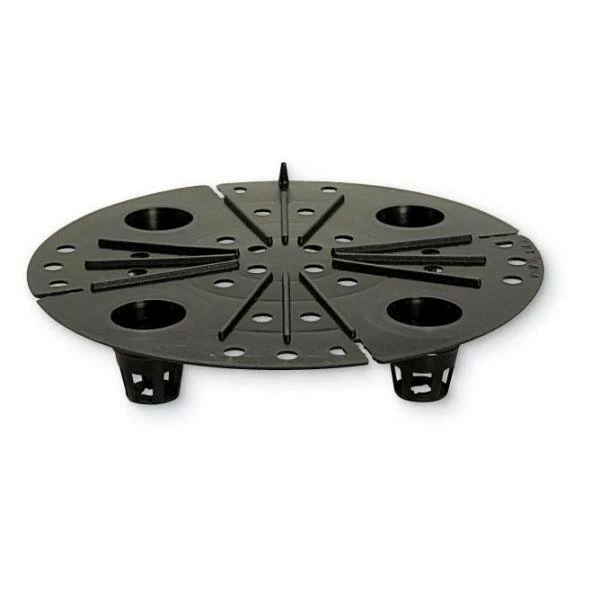 Bloem Ariana 17.75 in. Black Plastic Self-Watering Planter 10 Bloem Ariana 17.75 in. Black Plastic Self-Watering Planter - Image 8