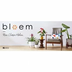 Bloem Hopson Medium 10 in. Black Plastic Planter with Metal Gold Stand 23 Bloem Hopson Medium 10 in. Black Plastic Planter with Metal Gold Stand -Litton Lane Sales Store black bloem plant pots hop1000 m 1f 1000