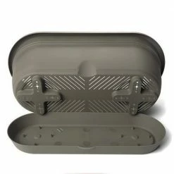 Bloem Lucca 19 in. Black Plastic Self-Watering Window Box with Saucer -Litton Lane Sales Store black bloem window boxes lwb1800 4f 1000