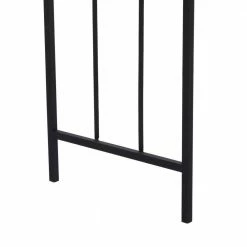 Litton Lane Black Metal Contemporary Garden Arbor 91 In. x 54 In. -Litton Lane Sales Store black litton lane arbors 040193 44 1000