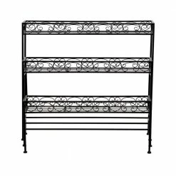 Litton Lane 30 in. x 28 in. Black Metal Industrial Specialty Indoor Plant Stand 16 Litton Lane 30 in. x 28 in. Black Metal Industrial Specialty Indoor Plant Stand -Litton Lane Sales Store black litton lane plant stands 040292 c3 1000