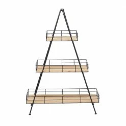 Litton Lane 40 in. Brown Triangle Wood Plantstand with 3-Tiers 12 Litton Lane 40 in. Brown Triangle Wood Plantstand with 3-Tiers -Litton Lane Sales Store black litton lane plant stands 041047 66 1000