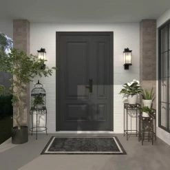 Litton Lane 28 in. Black Square Metal Jeweled Plantstand with 3-Tiers -Litton Lane Sales Store black litton lane plant stands 61531 44 1000