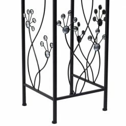 Litton Lane 28 in. x 11 in. Black Metal Traditional Plantstand (Set of 3) 19 Litton Lane 28 in. x 11 in. Black Metal Traditional Plantstand (Set of 3) -Litton Lane Sales Store black litton lane plant stands 63344 1d 1000