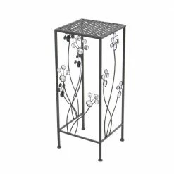 Litton Lane 28 in. x 11 in. Black Metal Traditional Plantstand (Set of 3) 20 Litton Lane 28 in. x 11 in. Black Metal Traditional Plantstand (Set of 3) -Litton Lane Sales Store black litton lane plant stands 63344 77 1000