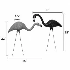 Bloem Pink Flamingo (2-Pack) -Litton Lane Sales Store bloem garden statues g2 a0 1000