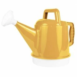Bloem 2 Gal. (256 fl. oz.) Watering Can Deluxe Earthy Yellow