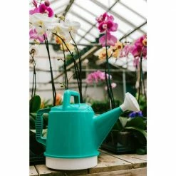 Bloem 2 Gal. (256 fl. oz.) Watering Can Deluxe Earthy Yellow -Litton Lane Sales Store bloem watering cans dwc2 23 fa 1000
