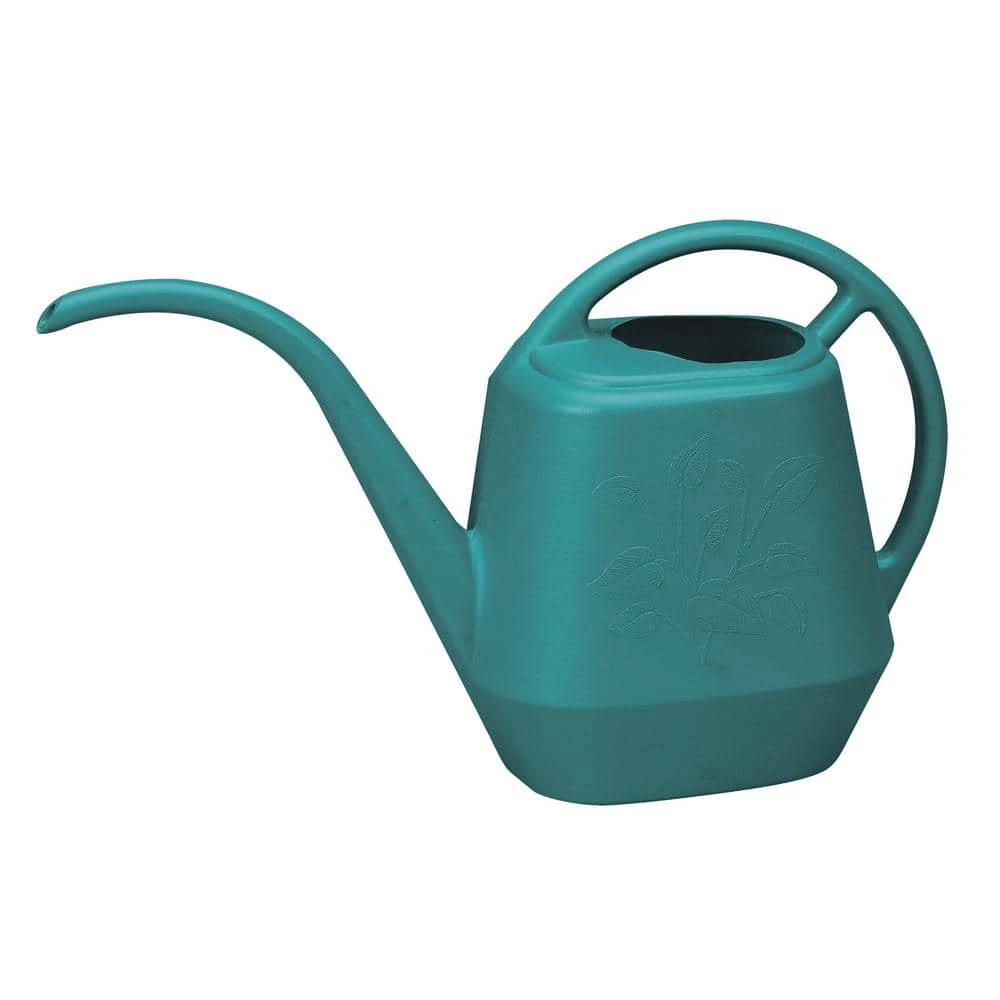 Bloem Aqua Rite 1.1 Gal. (144 fl. oz.) Bermuda Teal Green Watering Can 3 Bloem Aqua Rite 1.1 Gal. (144 fl. oz.) Bermuda Teal Green Watering Can