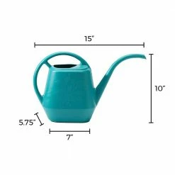 Bloem Aqua Rite 1.1 Gal. (144 fl. oz.) Bermuda Teal Green Watering Can 12 Bloem Aqua Rite 1.1 Gal. (144 fl. oz.) Bermuda Teal Green Watering Can -Litton Lane Sales Store bloem watering cans jw41 26 a0 1000