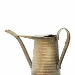 Litton Lane 9 in. H x 15 in. W Brass Metal Farmhouse Plantstand -Litton Lane Sales Store brass litton lane plant pots 29341 1f 1000