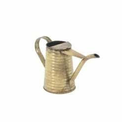 Litton Lane 9 in. H x 15 in. W Brass Metal Farmhouse Plantstand -Litton Lane Sales Store brass litton lane plant pots 29341 4f 1000