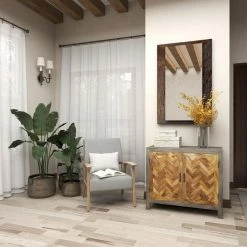 Litton Lane 16 in. x 11 in. Round Indoor Outdoor Distressed Bucket Style Brass Metal Planter with Side Ring Handles (Set of 3) 20 Litton Lane 16 in. x 11 in. Round Indoor Outdoor Distressed Bucket Style Brass Metal Planter with Side Ring Handles (Set of 3) -Litton Lane Sales Store brass litton lane plant pots 69183 44 1000