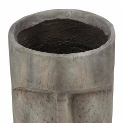 Litton Lane 12 In. x 24 In. Brown MGO Contemporary Planter 13 Litton Lane 12 In. x 24 In. Brown MGO Contemporary Planter -Litton Lane Sales Store brown litton lane plant pots 040604 1f 1000