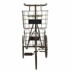 Litton Lane 33 in. H x 41 in. W Brown Specialty Metal Indoor Plant Stand -Litton Lane Sales Store brown litton lane plant stands 041209 1f 1000