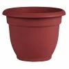 Bloem Ariana 13 in. Burnt Red Plastic Self-Watering Planter -Litton Lane Sales Store burnt red bloem plant pots ap1213 64 1000