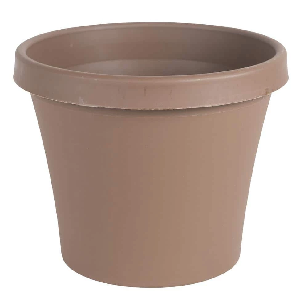Bloem 14 x 12.75 Chocolate Terra Plastic Planter 3 Bloem 14 x 12.75 Chocolate Terra Plastic Planter