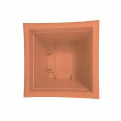 Bloem 15 in. Dayton Resin Square Deck Box Planter Coral Sand 11 Bloem 15 in. Dayton Resin Square Deck Box Planter Coral Sand -Litton Lane Sales Store coral sand bloem plant pots daysq1521 66 1000