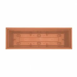 Bloem 24 in. Dayton Resin Window Box Planter Coral Sand -Litton Lane Sales Store coral sand bloem plant pots daywb2421 a0 1000