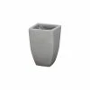 Emissary 9.5 in. Square Distressed White Ceramic Planter 2 Emissary 9.5 in. Square Distressed White Ceramic Planter -Litton Lane Sales Store distressed white emissary plant pots 12133wt 1 64 1000