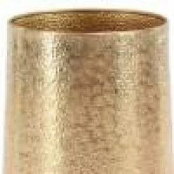 Litton Lane 20 in. x 17 in. Gold Aluminum Glam Planter (Set of 3) -Litton Lane Sales Store gold litton lane plant pots 57419 c3 1000