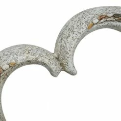 Litton Lane 16 in. x 15 in. Gray Fiberglass Traditional Planter -Litton Lane Sales Store gray litton lane plant pots 042611 1d 1000