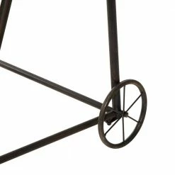 Litton Lane 37 in. Grey Metal Farmhouse Plantstand -Litton Lane Sales Store gray litton lane plant stands 16436 fa 1000