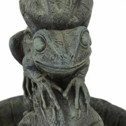 Litton Lane Green Resin Rustic Indoor and Outdoor Fountain -Litton Lane Sales Store litton lane freestanding fountains 040288 a0 1000