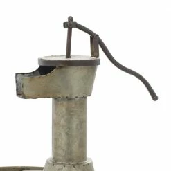 Litton Lane Gray Metal Farmhouse Indoor and Outdoor Fountain -Litton Lane Sales Store litton lane freestanding fountains 70551 1f 1000