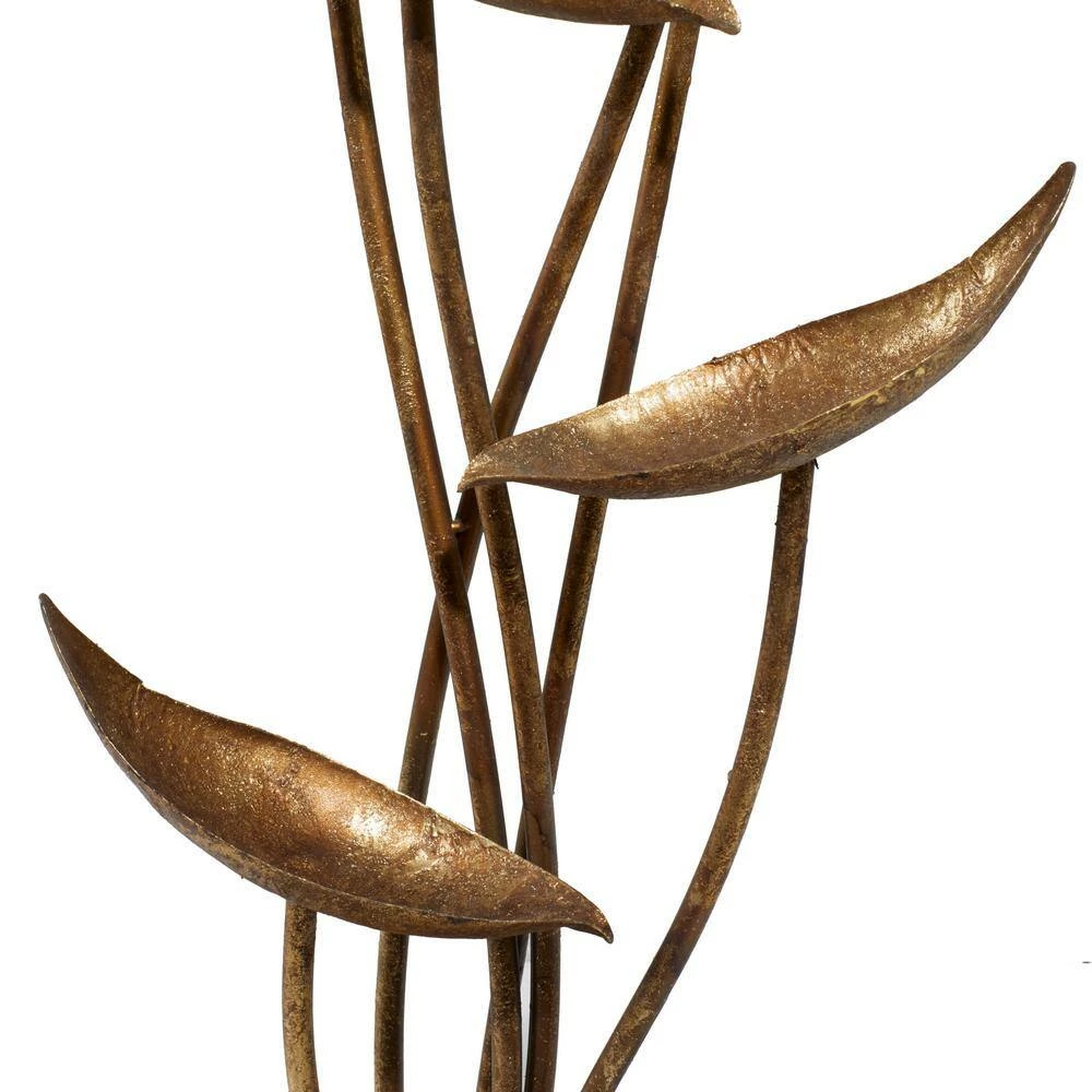 Litton Lane Gold Metal Rustic Indoor and Outdoor Fountain 8 Litton Lane Gold Metal Rustic Indoor and Outdoor Fountain - Image 6