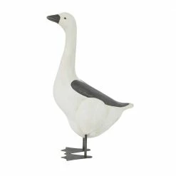 Litton Lane 25 in. White Polystone French Country Bird Garden Sculpture -Litton Lane Sales Store litton lane garden statues 040058 c3 1000