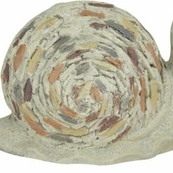 Litton Lane 8 in. Grey Polystone Farmhouse Garden Sculpture -Litton Lane Sales Store litton lane garden statues 040059 44 1000