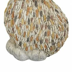 Litton Lane 12 in. White Polystone Farmhouse Dog Garden Sculpture -Litton Lane Sales Store litton lane garden statues 040368 44 1000