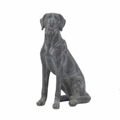 Litton Lane 25 In. Garden Dog Sculpture