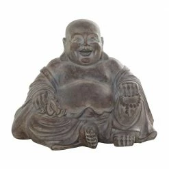 Litton Lane 18 in. Garden Buddha Sculpture
