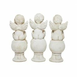 Litton Lane 29 In. Garden Sculpture (3-Pack) -Litton Lane Sales Store litton lane garden statues 040698 66 1000