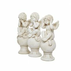 Litton Lane 29 In. Garden Sculpture (3-Pack) -Litton Lane Sales Store litton lane garden statues 040698 77 1000