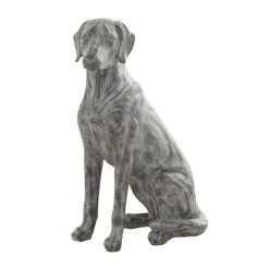 Litton Lane 25 in. Garden Dog Sculpture