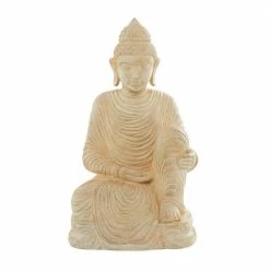 Litton Lane 33 in. Garden Buddha Sculpture