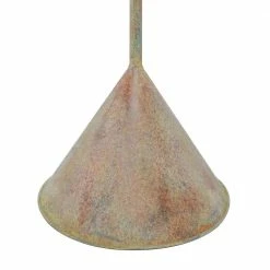 Litton Lane 64 in. White Metal Rustic Rooster Garden Sculpture -Litton Lane Sales Store litton lane garden statues 040897 fa 1000