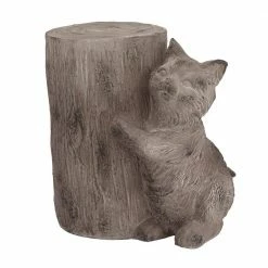 Litton Lane Brown Modern farmhouse Fox Garden Sculpture, 14 in. x 10 in. x 15 in.