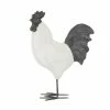 Litton Lane 19 in. White Polystone French Country Chicken Garden Sculpture -Litton Lane Sales Store litton lane garden statues 041045 64 1000