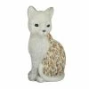 Litton Lane 14 in. White Polystone Farmhouse Cat Garden Sculpture -Litton Lane Sales Store litton lane garden statues 041055 64 1000