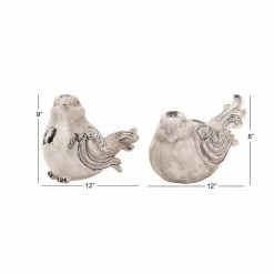 Litton Lane 8 In., 9 In. Garden Sculpture (2-Pack) -Litton Lane Sales Store litton lane garden statues 20933 76 1000