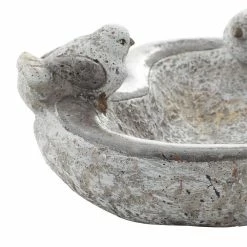 Litton Lane 6 in. Gray Polystone Country Birds Garden Sculpture -Litton Lane Sales Store litton lane garden statues 66915 44 1000