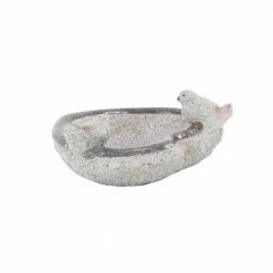 Litton Lane 6 in. Gray Polystone Country Bird Garden Sculpture -Litton Lane Sales Store litton lane garden statues 66916 1f 1000