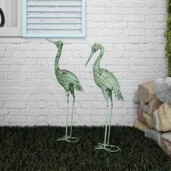 Litton Lane 47 In., 43 In. Garden Sculpture (2-Pack) 20 Litton Lane 47 In., 43 In. Garden Sculpture (2-Pack) -Litton Lane Sales Store litton lane garden statues 74870 4f 1000