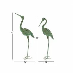 Litton Lane 47 In., 43 In. Garden Sculpture (2-Pack) 19 Litton Lane 47 In., 43 In. Garden Sculpture (2-Pack) -Litton Lane Sales Store litton lane garden statues 74870 c3 1000